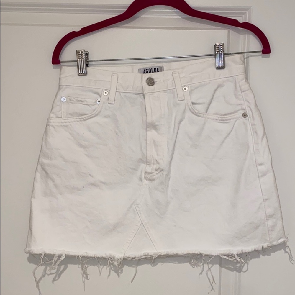 Agolde denim White skirt